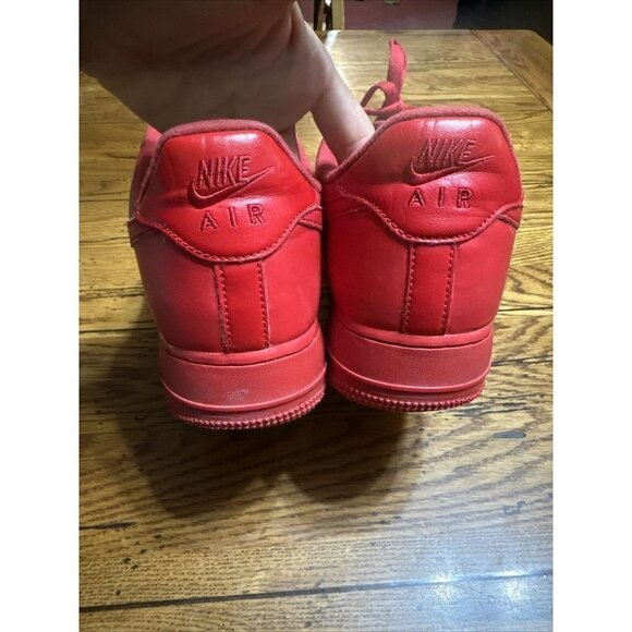 Nike Air Force 1 '07 LV8 Low Triple Red CW6999-600 Men’s Size 10.5 - Picture 4 of 7